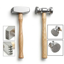 2-teiliges Texturierhammer-Set 4 Muster Schra...