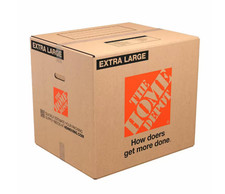 The Home Depot Moving Boxes Standard Packing Box XS S M L XL  Moving  Storage