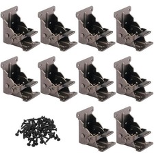 HeavyDuty Folding Table Leg Brackets SelfLocking Hinge Support Mount 10 PCS