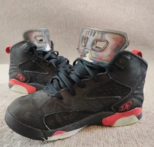 Nike Air Jordan Jumpman MVP Sneakers Black Red DZ5578-061 Kids Size 1.5Y