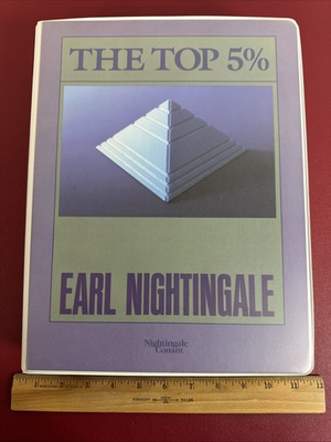 #ad EARL NIGHTINGALE The Top 5% VHS and Cassette with Workbook $59.95