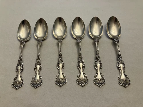 (6) Sterling Silver Spoons Total 120 Grams Elegant Design-Gorham? Watson? A1 Cdn