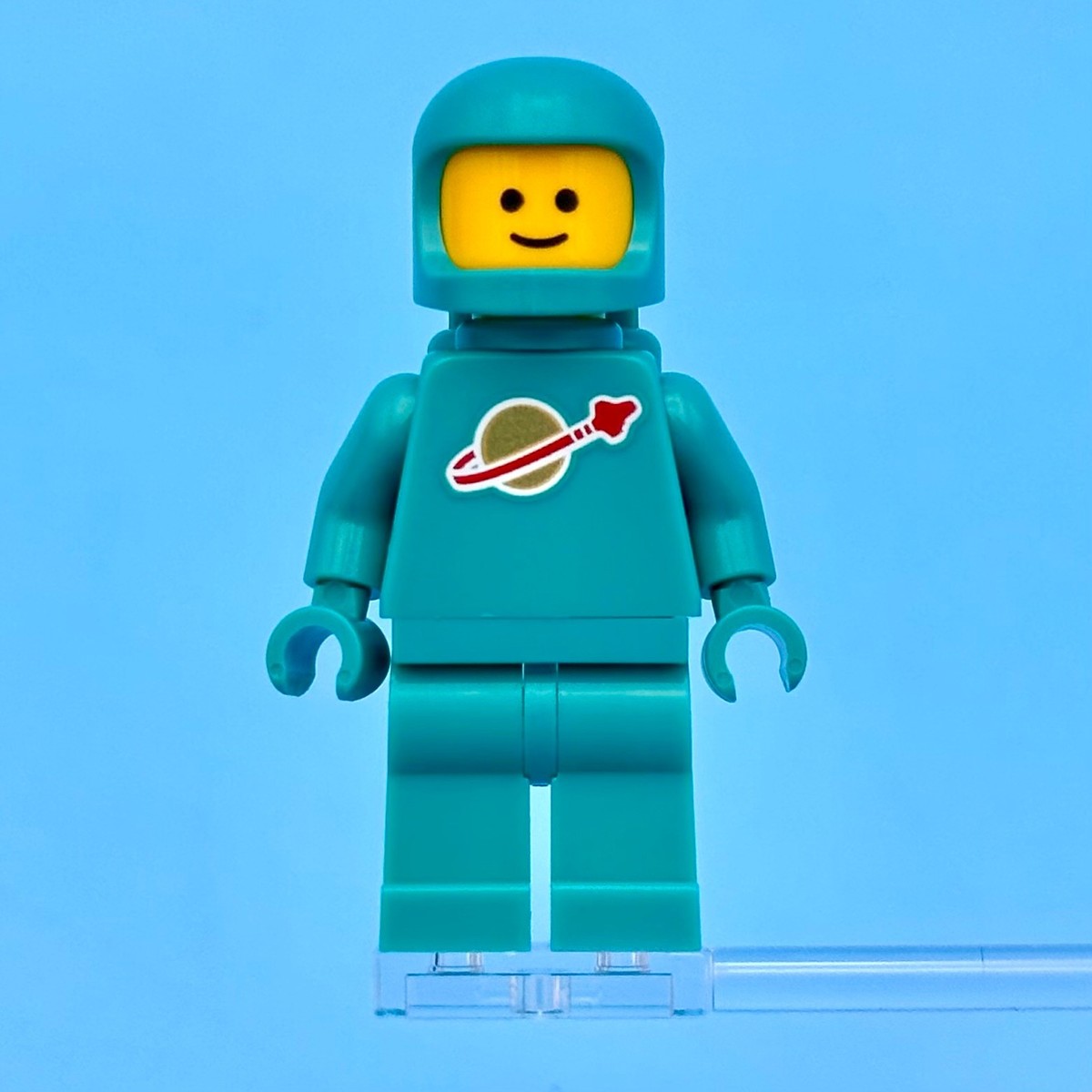 LEGO Classic Space Man Dark Turquoise Teal Astronaut Minifigure