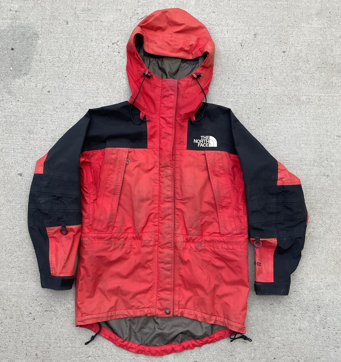 ジャケット・アウター 80s kelty gore-tex jacket mountain parka Kelty GoreTex Fabric 1980s Distressed Parka Red Jacket Large