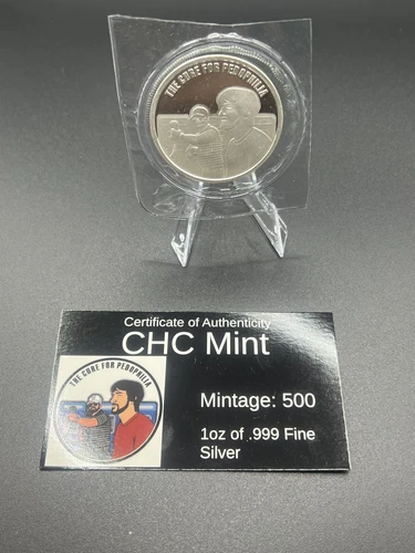 CHC Mint 1 Oz .999 Silver Round The Cure For Pedophilia Mintage 500