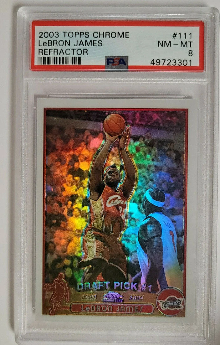 LeBron James Basketball Grade 8 Rookie Sports Trading Cards