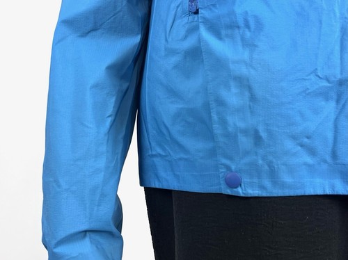 Patagonia leichte wasserdichte Damen-Windjacke blau Wanderjacke Größe M - Bild 6 von 17