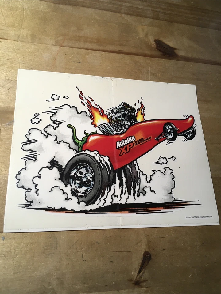 AUTOLOTE, XP XTREME PERFORMANCE, SPARK PLUGS, DRAGSTER, 6-1/2 X 5-1/8 Sticker - Image 2 of 4