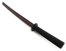 Samurai Holz Übungs -Schwert Bokken dunkelbraun 80 cm 