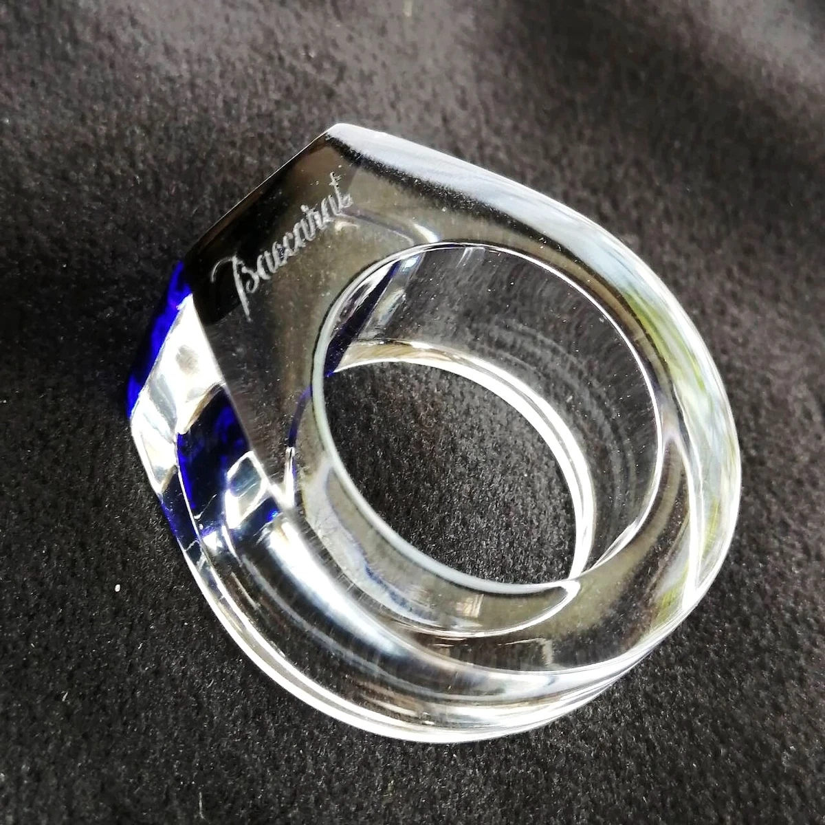 Baccarat crystal deals ring