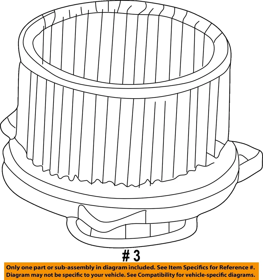 Motor soplador de climatización delantero usado se adapta a: 2003 Acura Mdx grado A Foto 4 de 4