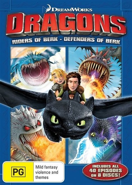 Dragons Riders Of Berk Defenders Of Berk Season 1 2 Dvd 2014 8 Disc Set For Sale Online Ebay
