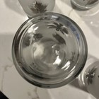 Set Of 6 Vintage MCM Libby Silverleaf Frosted 16 Oz Glasses — photo 3