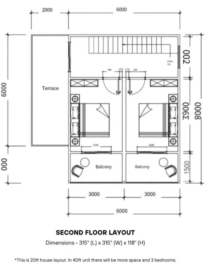 Double Story House 2024 Tiny House, Foldable Tiny Home with Well Equipped... - Image 4 of 4