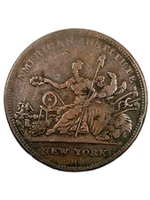 1836 UNITED STATES US Civil War R&W ROBINSON Institute Hard Times Token §