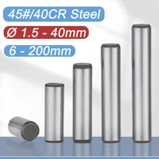 1mm 2mm 3mm 4mm 5mm 6mm 8mm 10mm- 40mm Metric Dowel Steel Pins Hardened & Ground