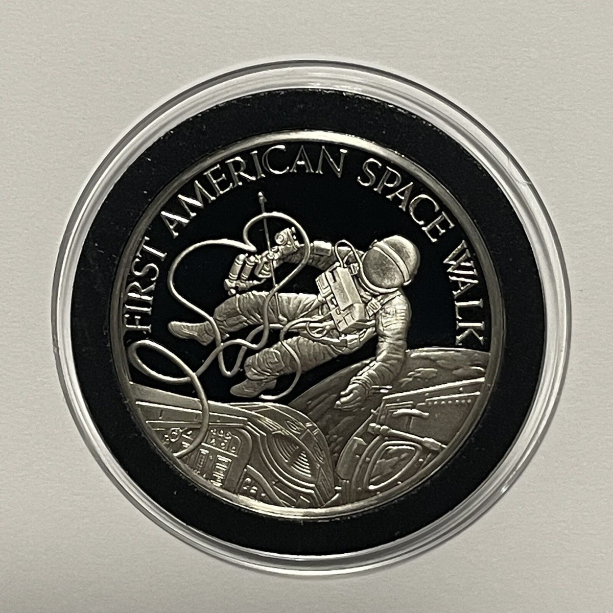 Gemini 4 First American Space Walk Proof Coin 24 Grams Sterling