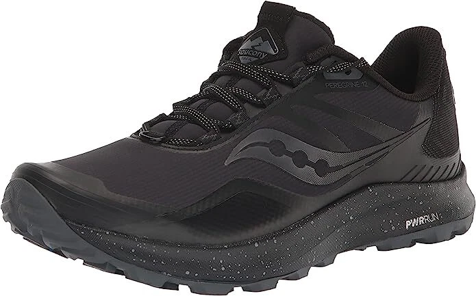 Saucony Men s Peregrine Ice 3 Trail Shoes Black Shadow 9 D Medium US
