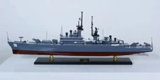 USS Worden CG-18 Guided Missile Cruiser Wood Model 36" Leahy-Class USN Ship