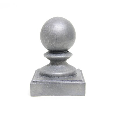 Cast iron Ball Fence Finial Square Topper Post Caps For 3 x 3'' Posts | 10 Pieces