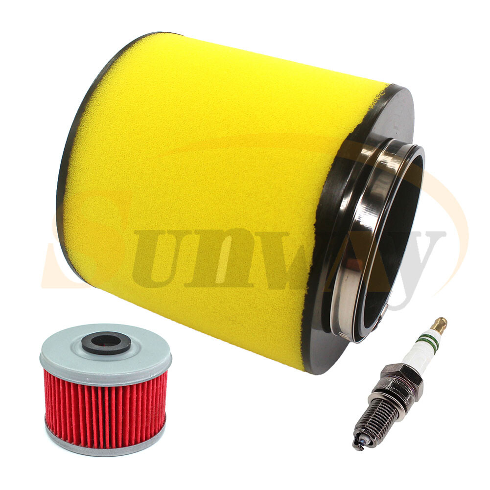 Air Filter & Spark Plug Tune-Up Kit For Honda FourTrax TRX300 1988-2000 Models