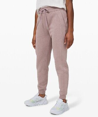 NEW Women Lululemon Scuba High Rise Jogger 28 Heathered Violet