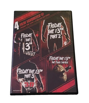 Friday the 13th 1-4 Deluxe Editions~DVD 4 Classic 80 s Horror Uncut 