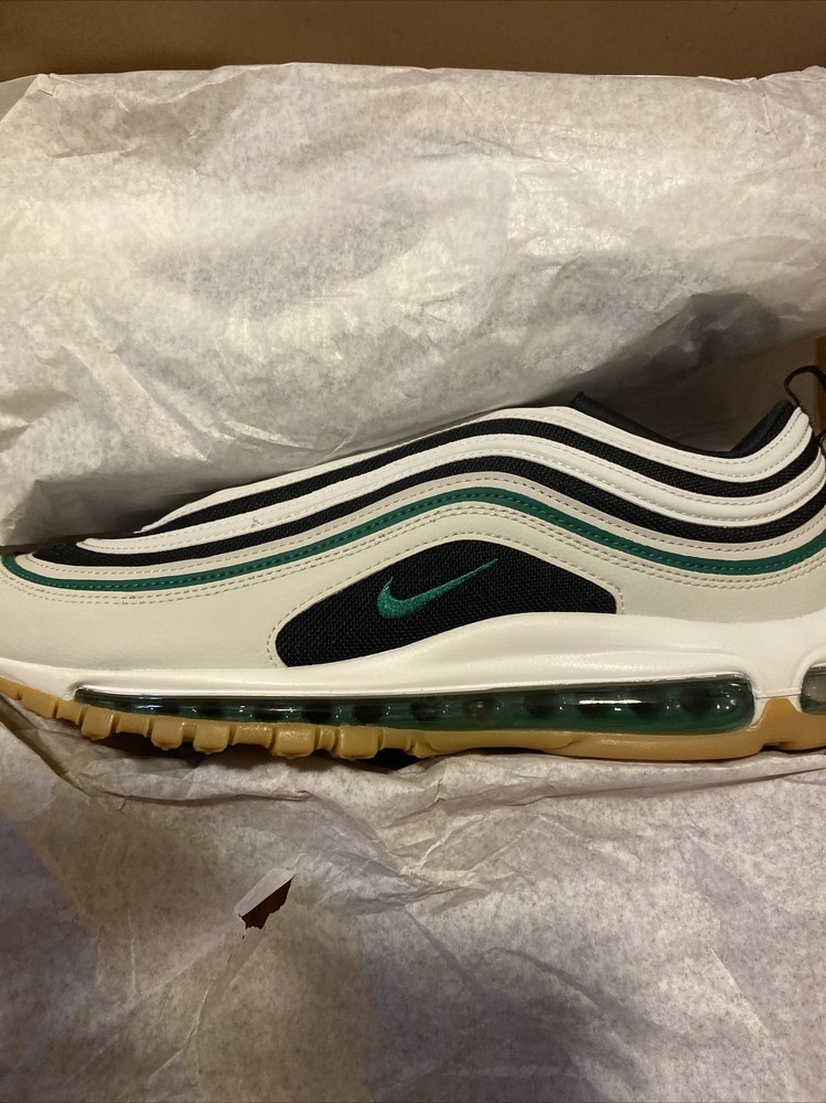 Men Nike Air Max 97 Photon Dust Malachite Sneakers 921826 021