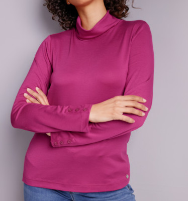 797878+ Creation L Premium by heine Damen Rollkragen Shirt magenta NEU 36 - 50