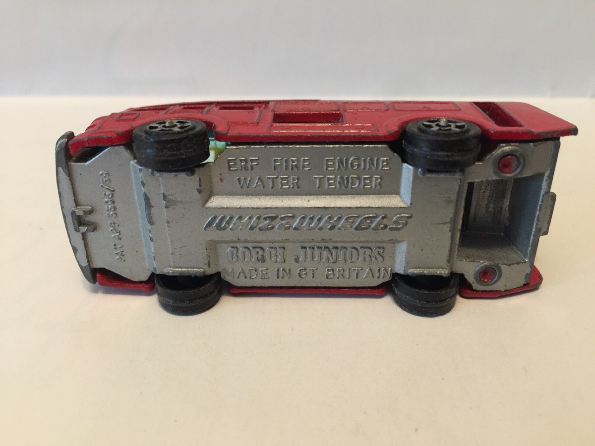 Corgi Juniors Whizzwheels ERF Fire Engine Water Tender #B87
