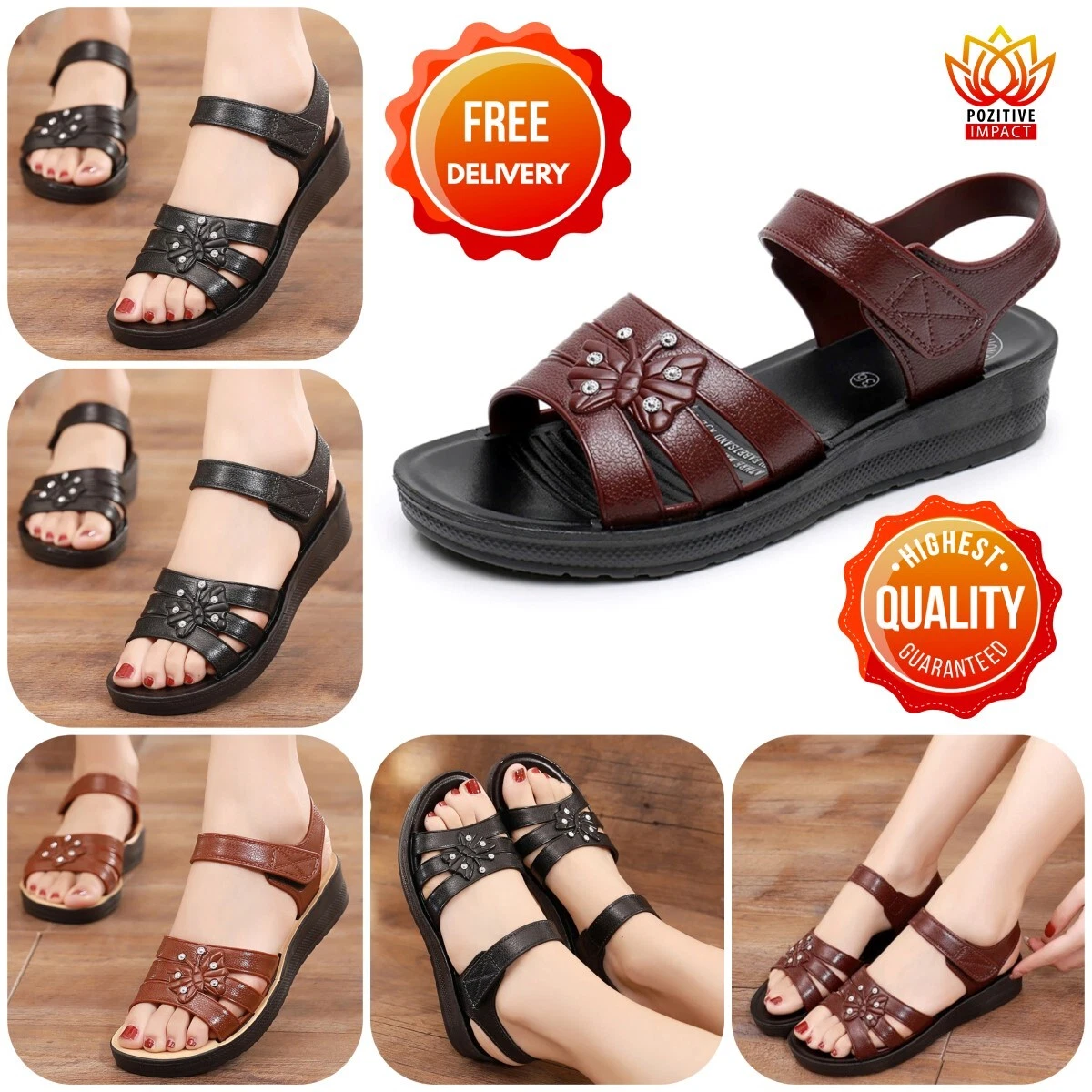 mejilla captura enfermedad Sandalias De Cuñas De Plataforma Para Mujer Zapatos Altas De Verano Moda  Casual | eBay