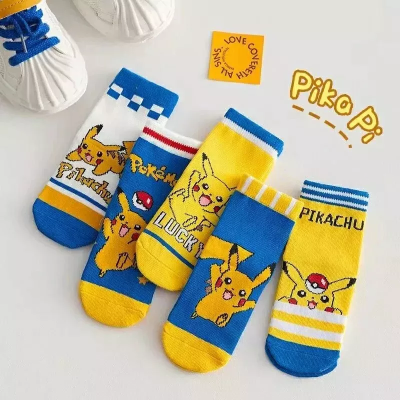 Chaussette pokemon enfant de 1 a 3 ans 5 paires pikachu garçon ou fille