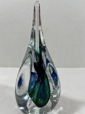 Art Rainbow Spiral Bulb-Shape Paperweight