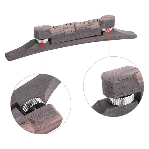 Mandolin Bridge Adjustable Compensated Mandolin Strings Bridge Rosewood NOW