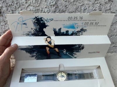 SWATCH ATLANTA 1996 OLYMPIC LIMITED EDITION  DAN JANSEN WATCH*** NEW