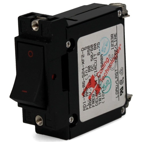 Carling Boat Rocker Circuit Breaker AD1X006524XF2D 5 Amps Black