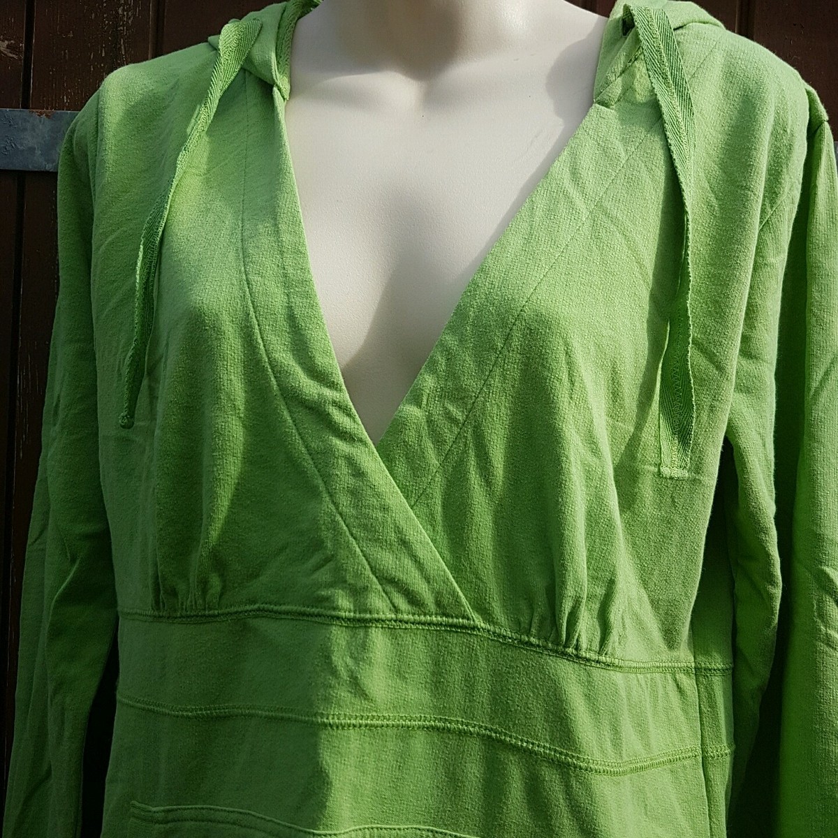 Sweat à Capuche Fat Face Vert Pomme - Taille 12 Femme - Occasion Très Bon état