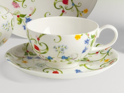 Fleurette Teetasse mit Untertasse 0,18 L