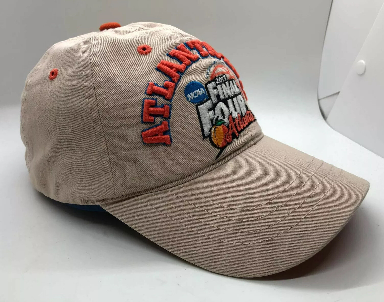 NCAA Officially Licensed Adjustable Snapback Hat - University Team Color Patch & Stone Design
