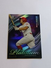 2019 Bow Platinum ** Purple Platinum Presence ** #PP-16 Rhys Hoskins RC #D / 250