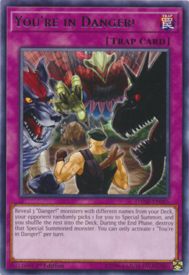 You're in Danger! - DANE-EN085 - Rare - 1st Edition x3 - Near Mint