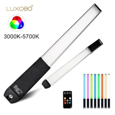 LUXCEO Q508A handheld RGB LED Video light 10W 3000K-5700K RGB Colors Light stick