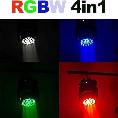 350W Zoom Moving Head Par Light DMX RGBW LED Wash Lights Stage Lighting Bar Xmas - Picture 5 of 14