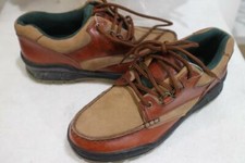 Mens vintage Quoddy leather moccasin boat shoe size 8.5 mens 800