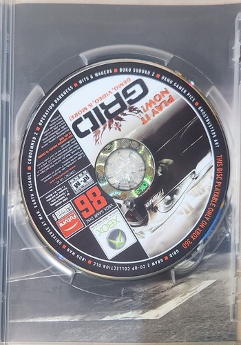 Xbox 360 Demo Disc August 2008 #86 GRID and 6 more playable demos - Picture 3 of 4