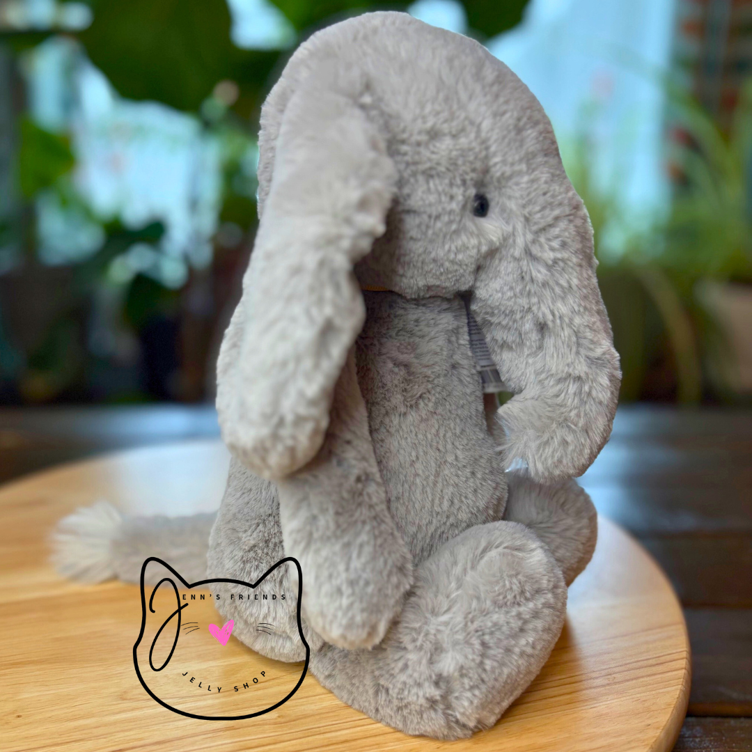 Jellycat ORIGINAL BASHFUL LUXE ELEPHANT THUDDEUS New NWT Soft