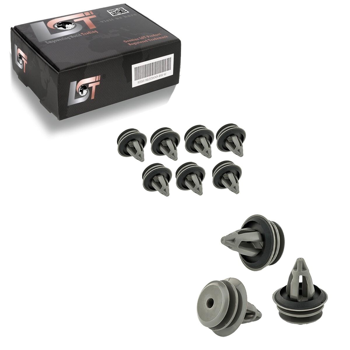 10x Door Panel Fastening Clips with Seal for BMW X1 X3 X5 X6