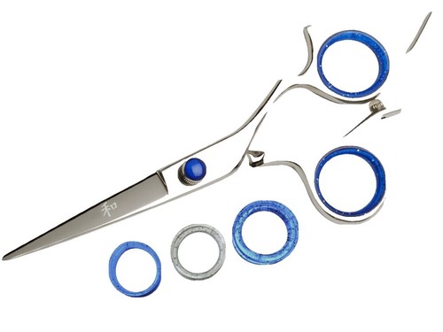 Mizutani Scissors STELLITE alloy 360 Hair Shears Silver Size 6.0