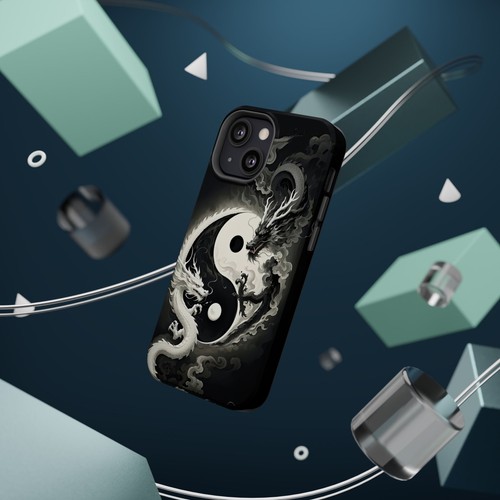Yin Yang Dragon Handyhülle, Magnetische Tough Hüllen zum Schutz, Geschenk für Drachen - Bild 117 von 134