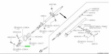 Joint Assembly, Steering Lower For: Nissan Stanza 1989 2.0L (CA20E)